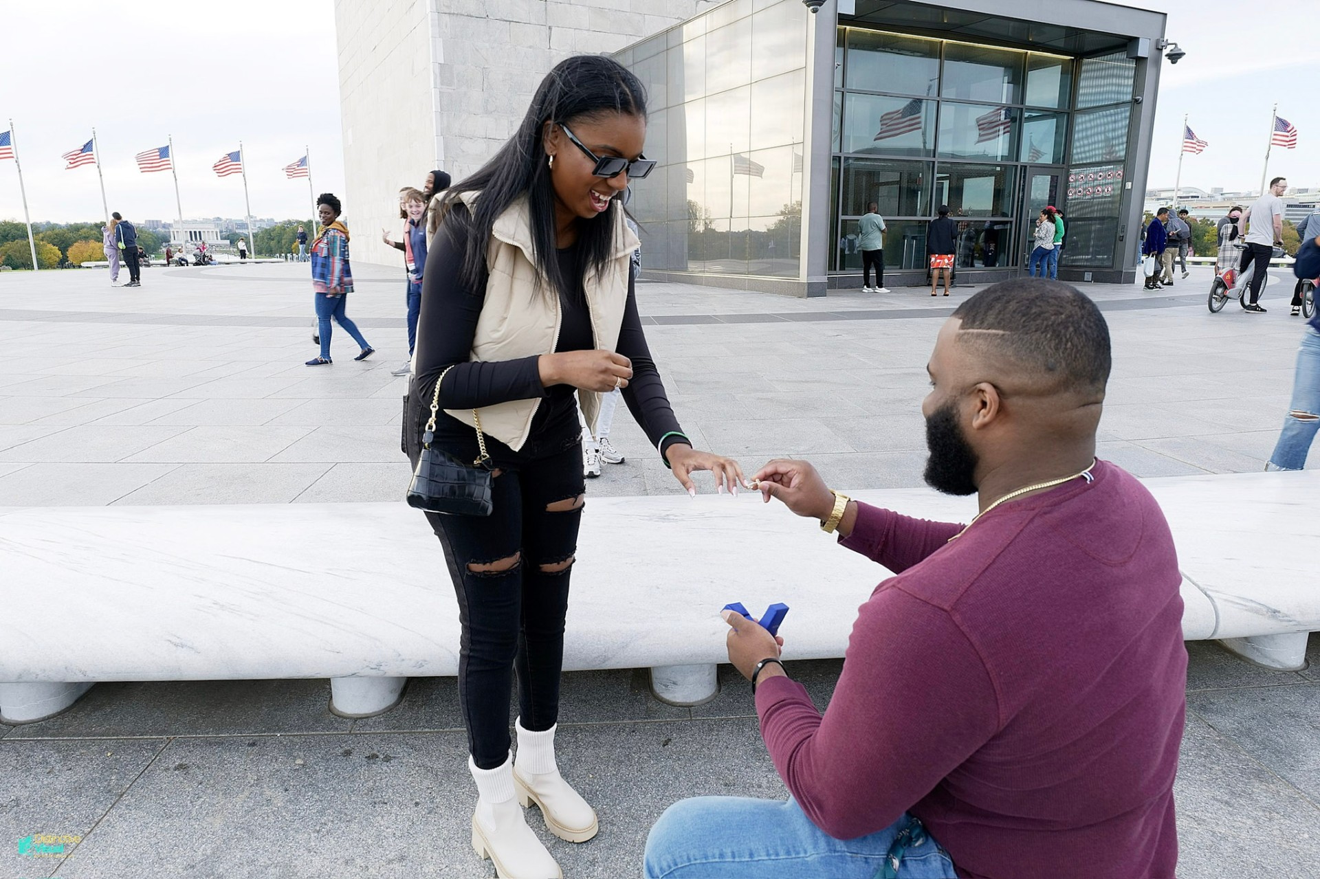 Proposal at the Washington Monument